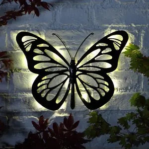 Light Up Butterfly Plaque