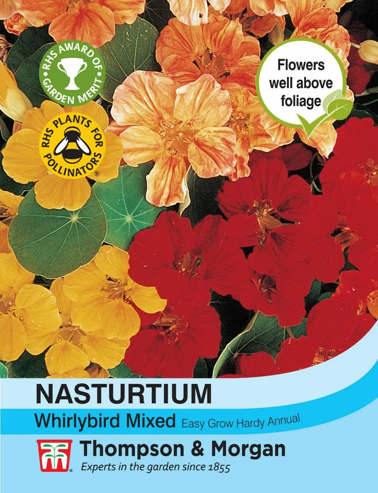 Nasturtium Whirlybird Mixed Cowell S Garden Centre Woolsington