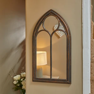 Abbey Home & Garden Mirror - Silver - image 2