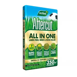 Aftercut All In One Lawn Feed & Weed Killer - 350m²