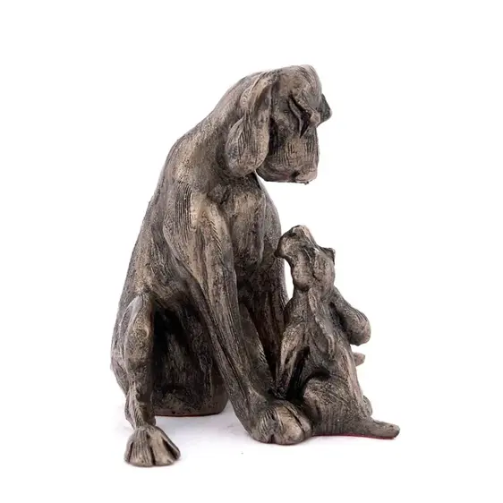 Amber & Pup Sculpture