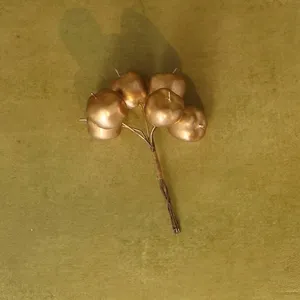 Apple Bunch Artificial Decoration - Gold