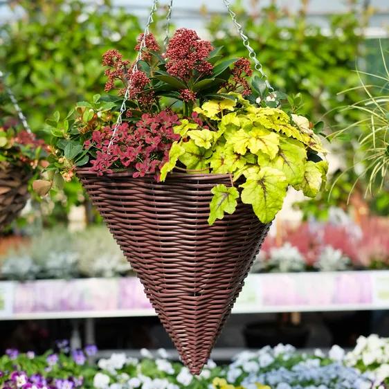 Autumn Premium Hanging Basket - 14" - image 1