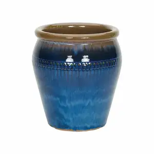 Balmoral Blue Jar Pot Ø36cm