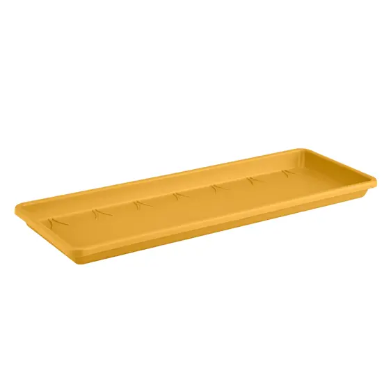 elho Barcelona Honey Yellow Trough Tray 70cm