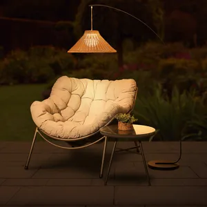 Bellagio Sesame Rattan Floor Lamp