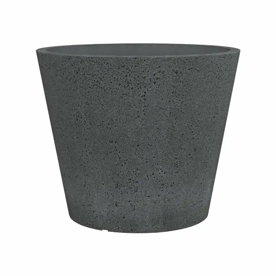 Beton Black Cone Pot Ø50cm
