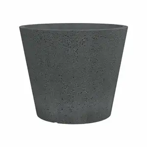 Beton Black Cone Pot Ø40cm