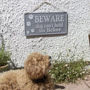 Beware Garden Sign - image 1