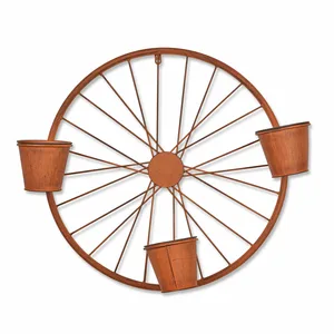 Bicycle Wheel Wall Planter