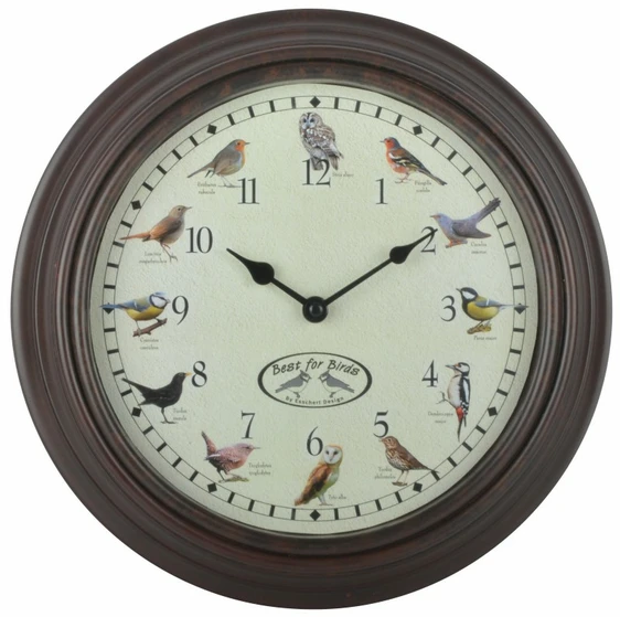 Bird Song Wall Clock