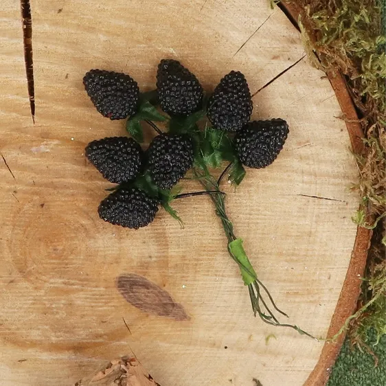 Blackberry Bunch Artificial Decoration