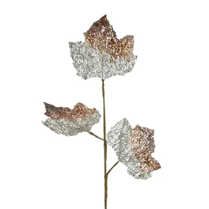 Bronze Glitter Foliage Spray