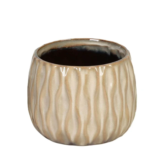 Brown Glazed Pot - ⌀ 6cm