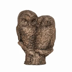 Buffy & Willow Owls Sculpture