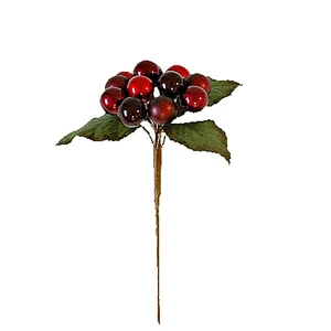 Bunched Berry Stem - Cranberry