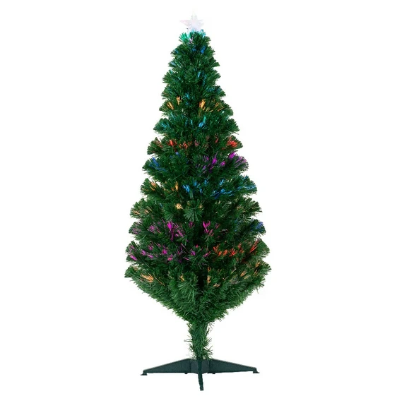 Burtley Fibre Optic Artificial Christmas Tree 4ft - image 1