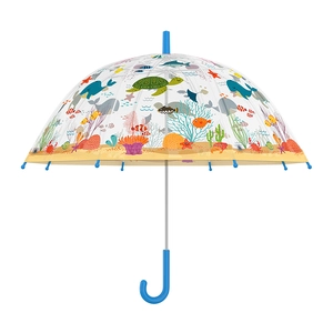 Childrens Clear Umbrella - Sealife