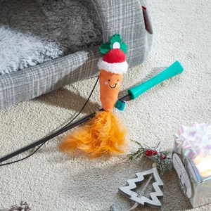 Christmas Carrot Cat Stick