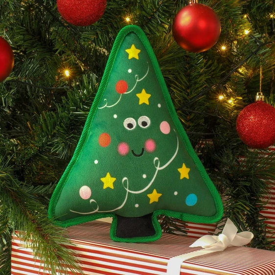 Christmas Tree Dog Toy