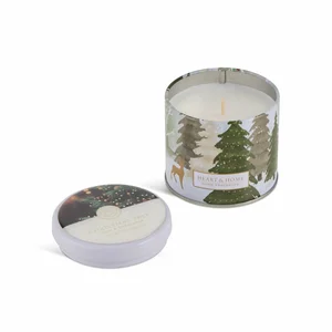 Christmas Tree Tin Candle