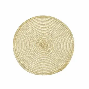 Circular Lurex Placemat - Gold - image 1