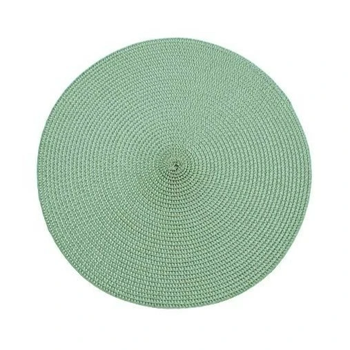 Circular Ribbed Placemat - Sage