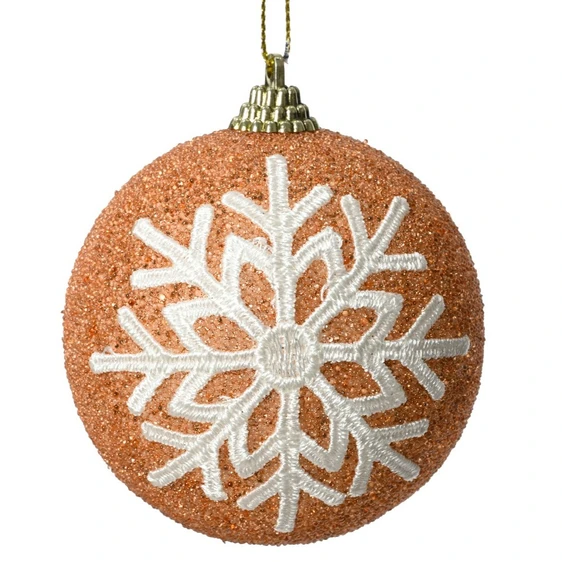 Copper Snowflake Tree Decoration