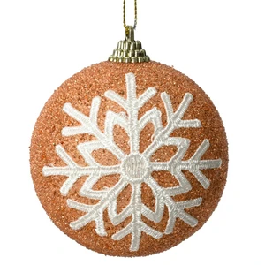 Copper Snowflake Tree Decoration