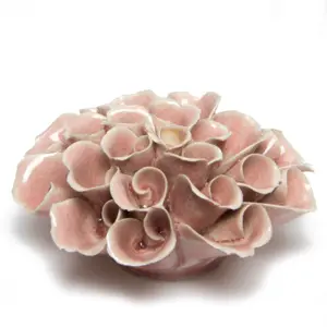 Coral Pink Flower Wall Art - image 2