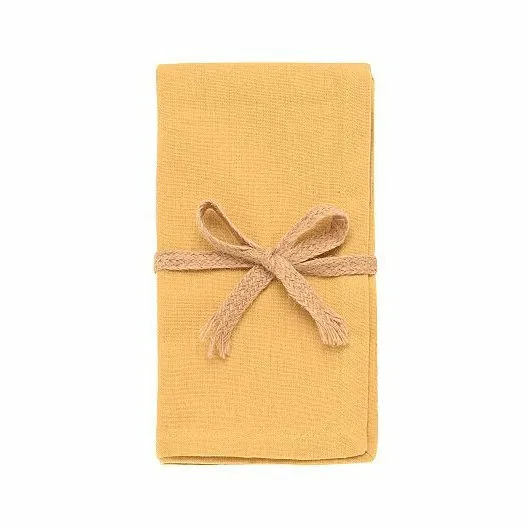 Cotton Napkin Set - Ochre