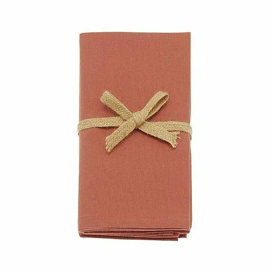 Cotton Napkin Set - Terracotta