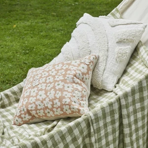 Daisy Floral Cushion - Blush - image 1