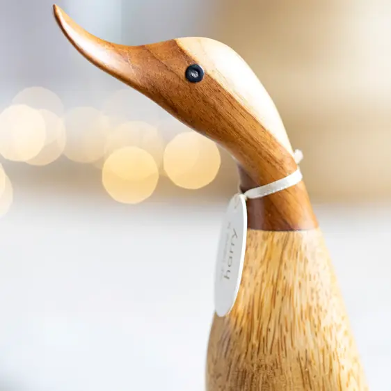 DCUK Natural Wooden Ducklet Figurine - image 4