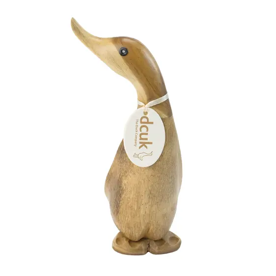 DCUK Natural Wooden Duckling Figurine - image 3