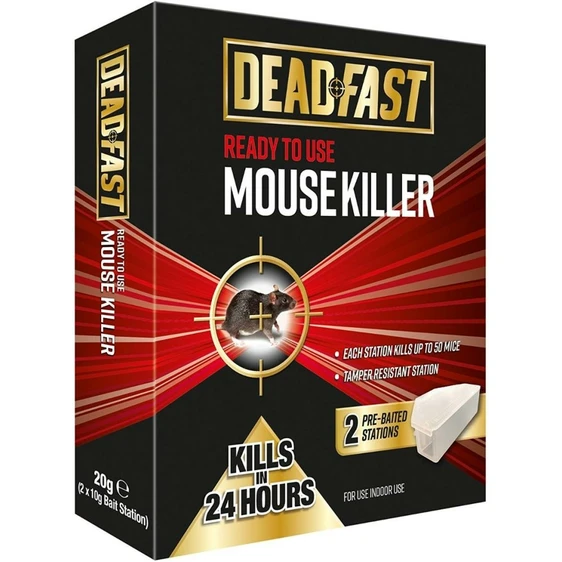 Deadfast Mouse Killer Pre-Baited Stations