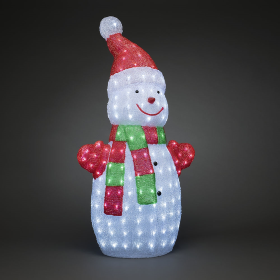 Decorative Acrylic Large Snowman - image 2