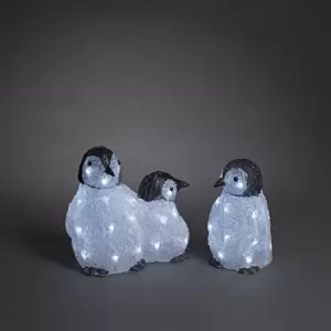 Decorative Acrylic Penguin Family - image 2