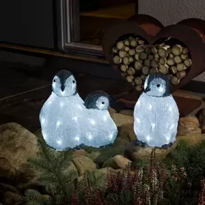 Decorative Acrylic Penguin Family - image 1