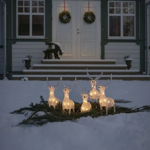 Decorative Acrylic Reindeer Set - image 3