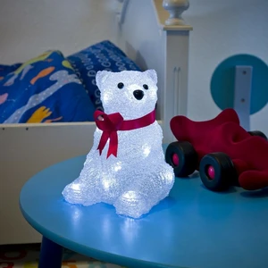 Decorative Acrylic Sitting Polar Bear - image 1