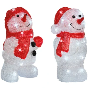 Decorative Acrylic Snowman in Hat