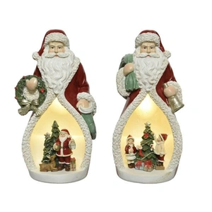 Decorative Light Up Santa Figure