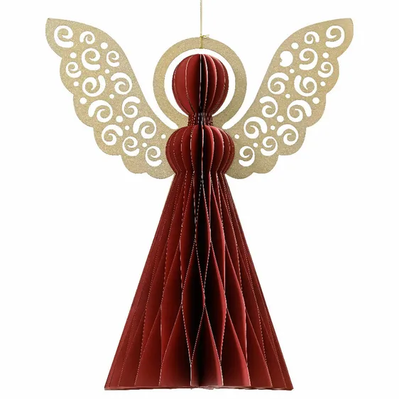 Decorative Paper Angel - Red