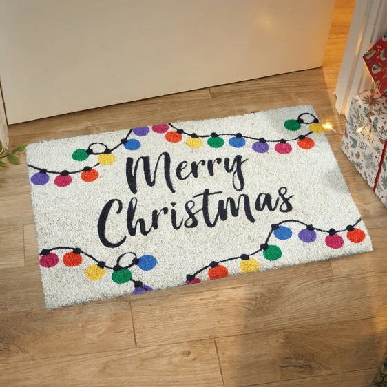 Doormat - Christmas Lights