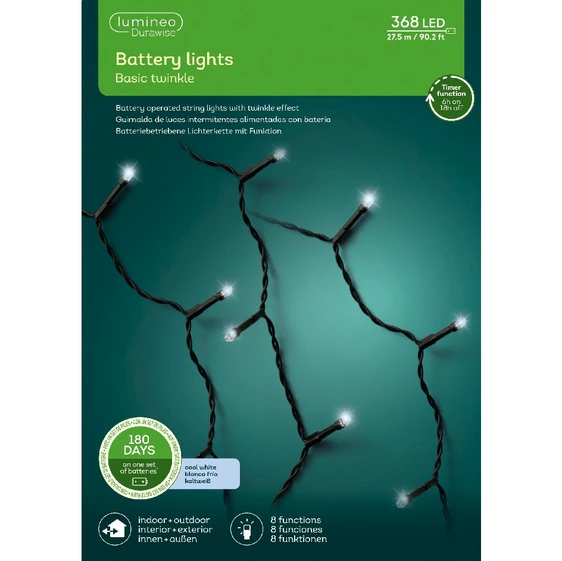 Durawise Basic Twinkle Lights - Cool White (368 lights) - image 2