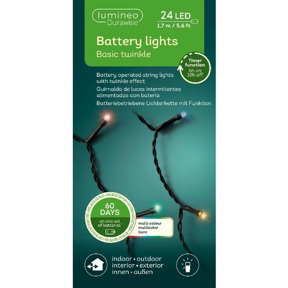 Durawise Basic Twinkle Lights - Multi (24 lights) - image 2