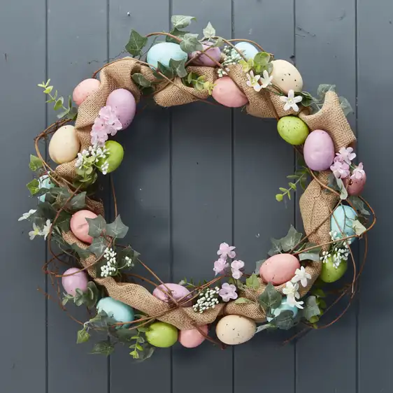 Easter Egg Wreath