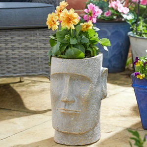 Easter Island Head Planter