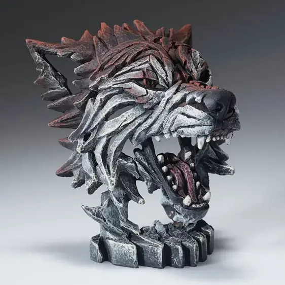 Edge Sculpture Wolf Bust Miniature